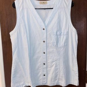 LL Bean Denim Vest